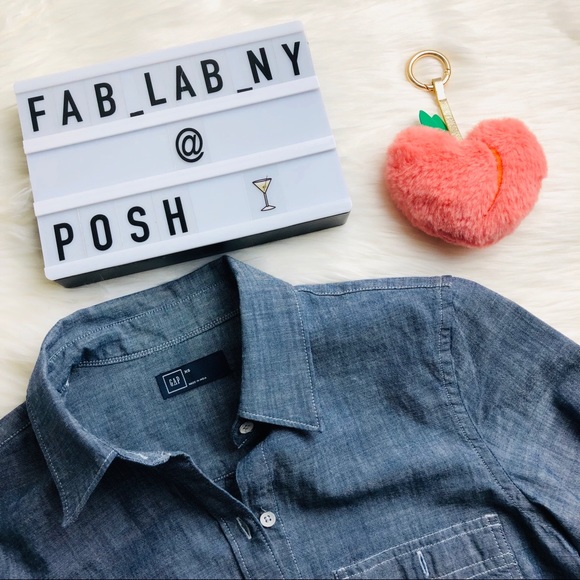 Gap womans blue bottom down size xs. - Picture 6 of 7